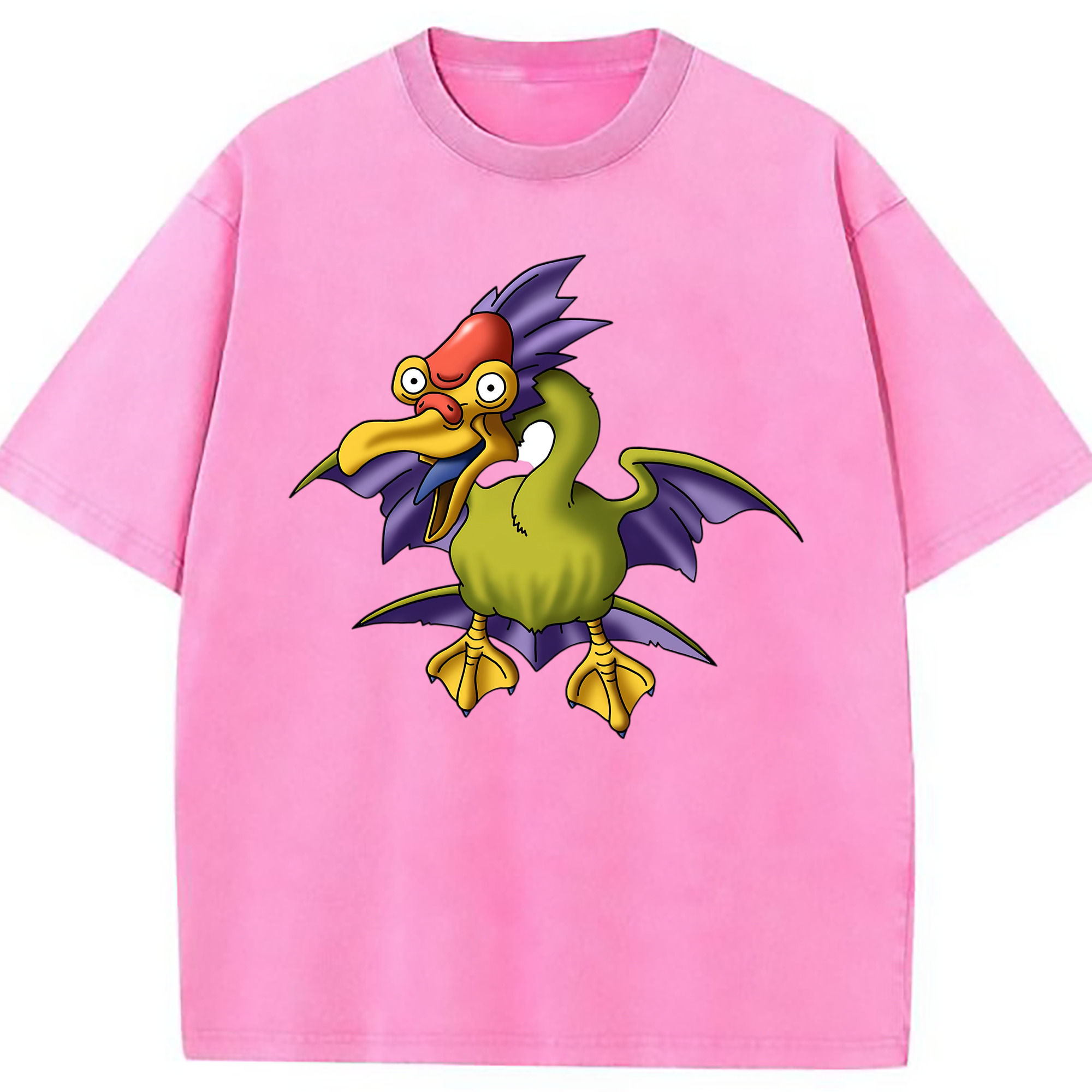 （画像用） ドラゴンクエスト Doragon Kuesuto Dragon Quest 綿100% ヴィンテージ風 半袖Tシャツ（フロントプリント）